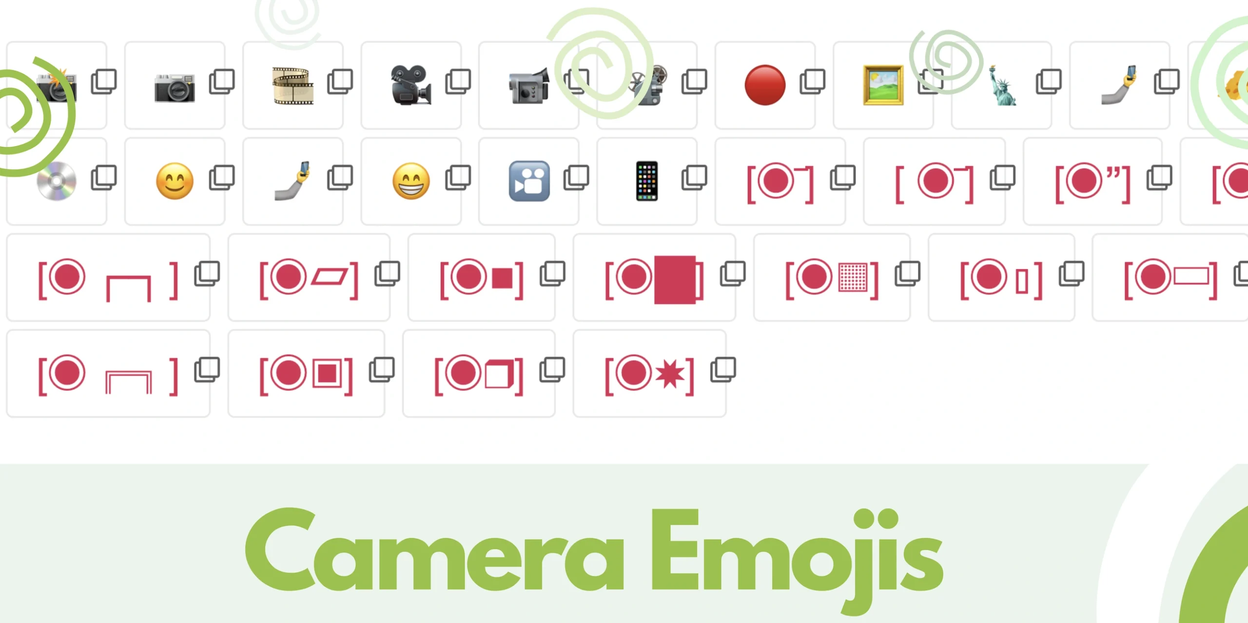 camera emoji