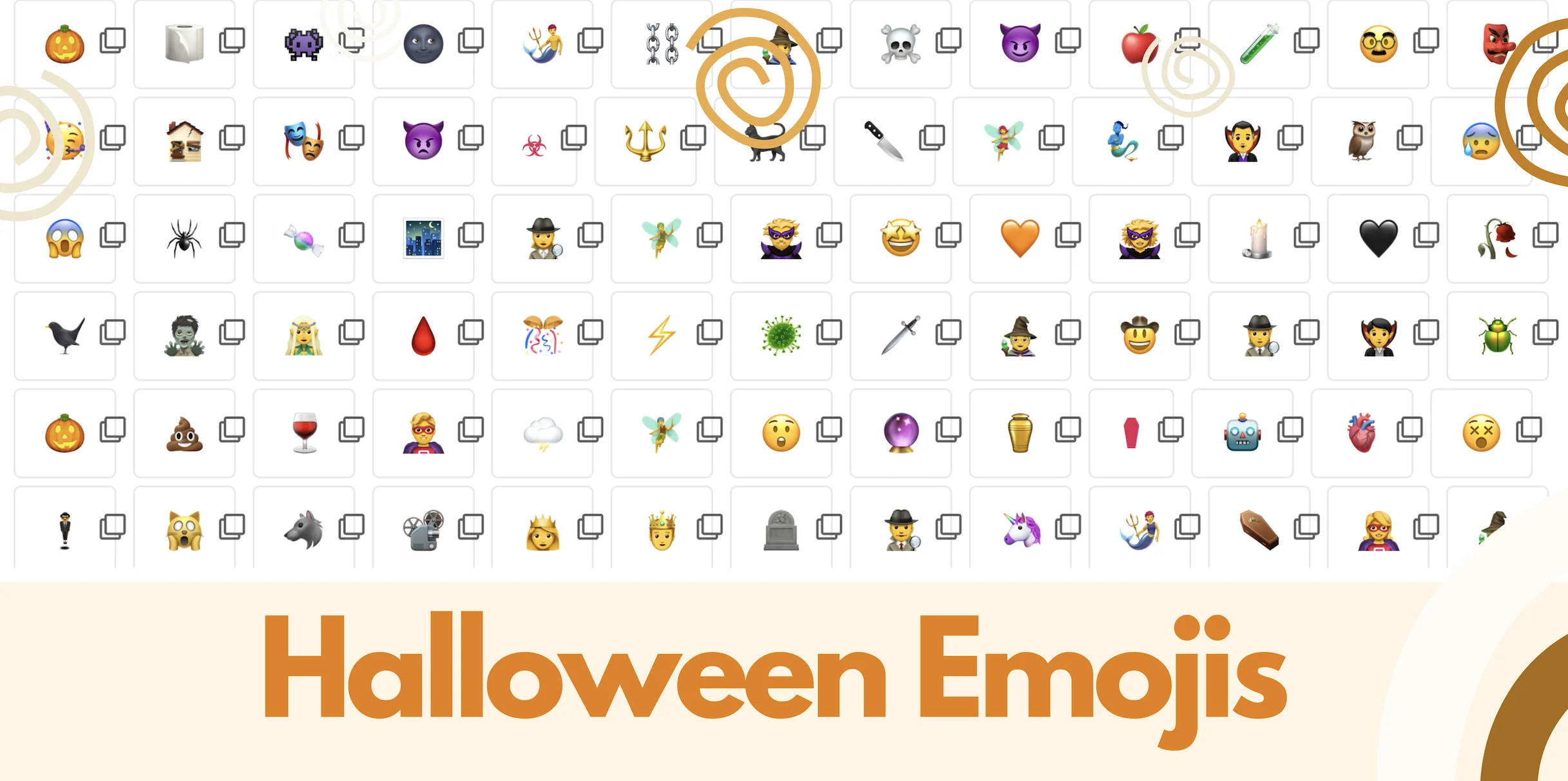 halloween emoji