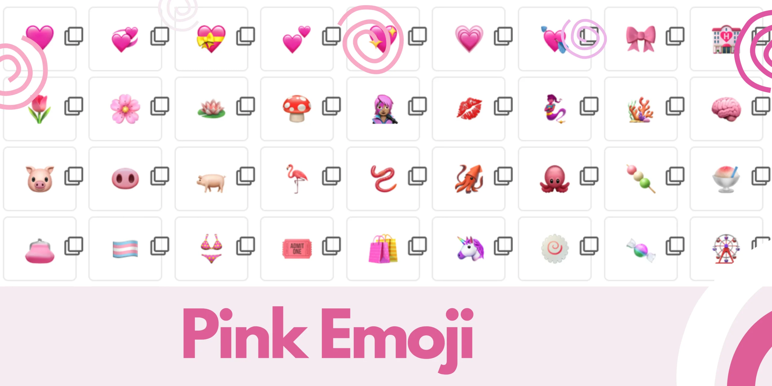 pink emoji