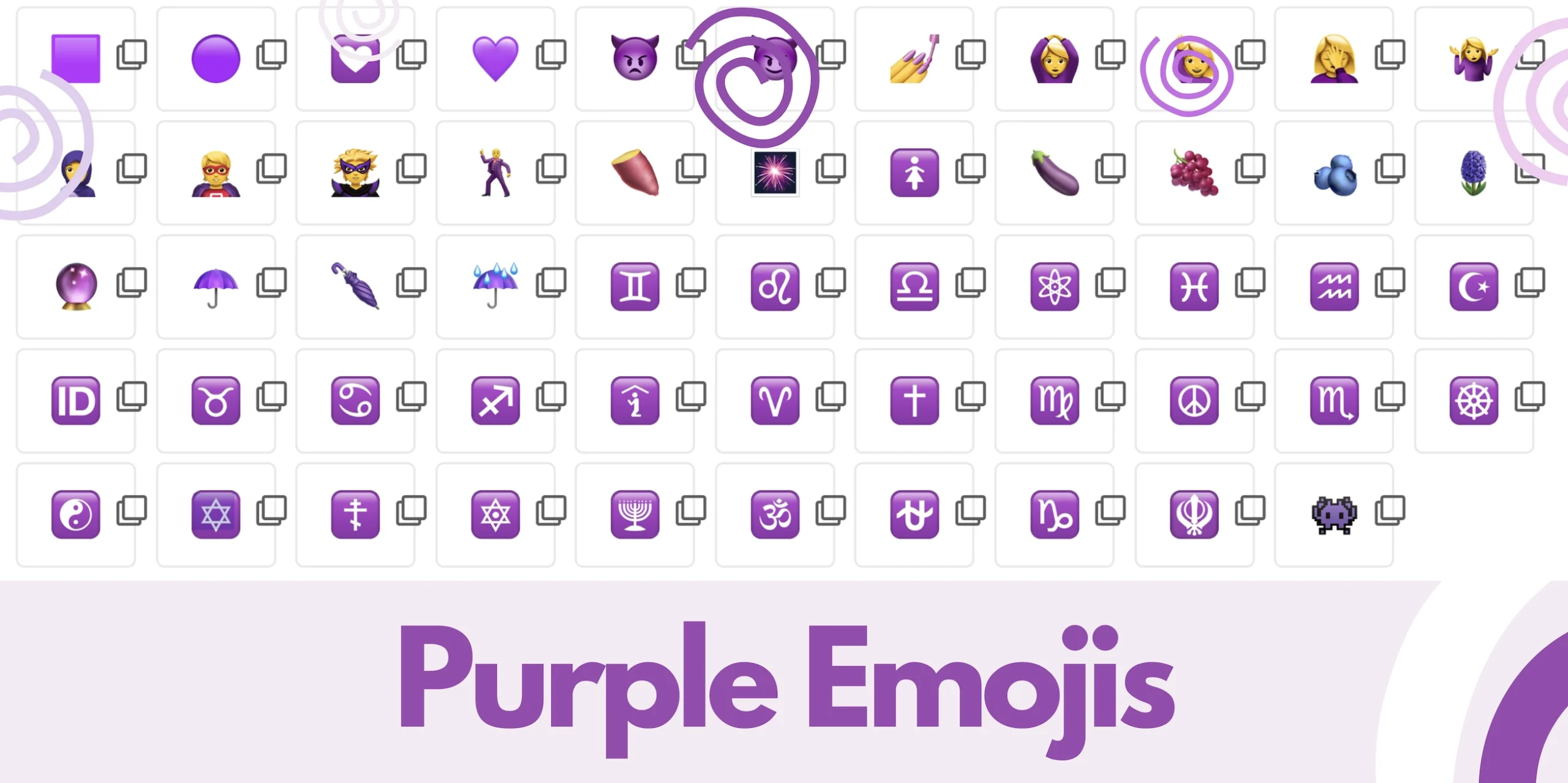 purple emoji