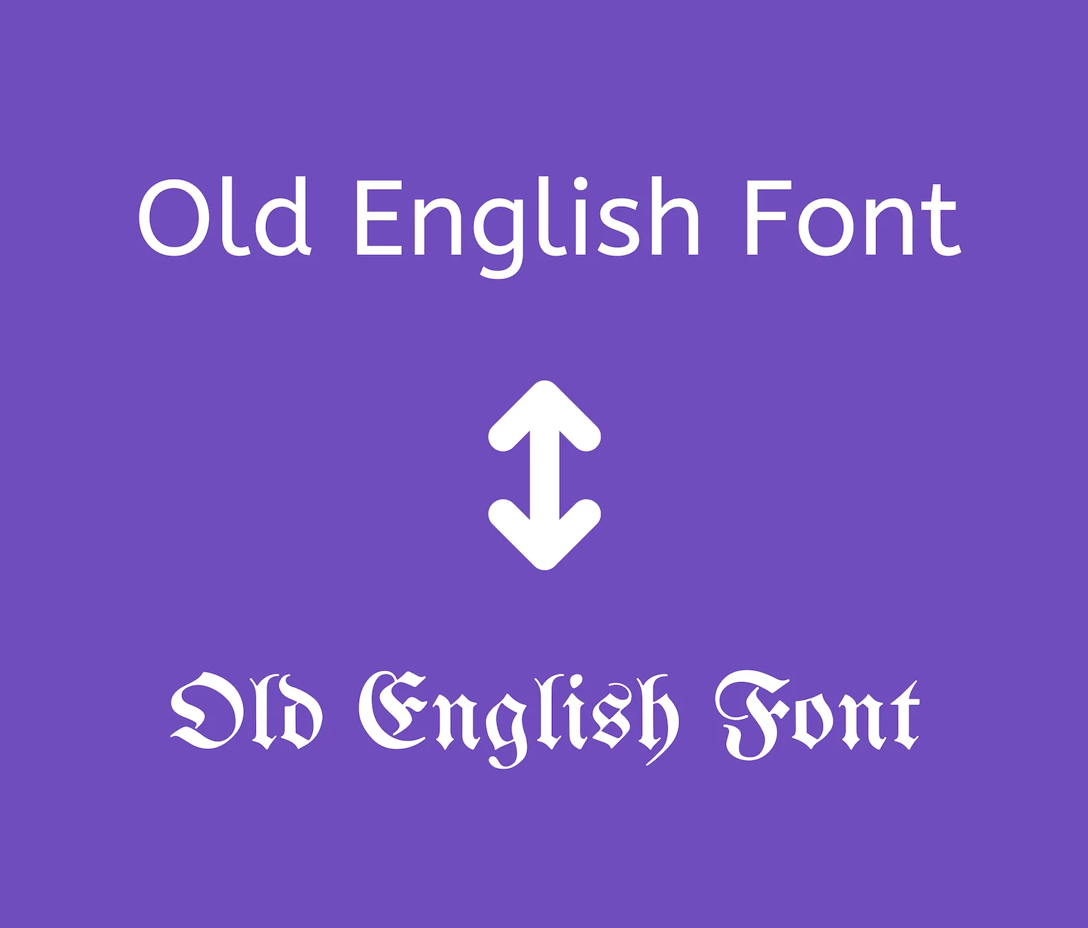 Old English Font Generator