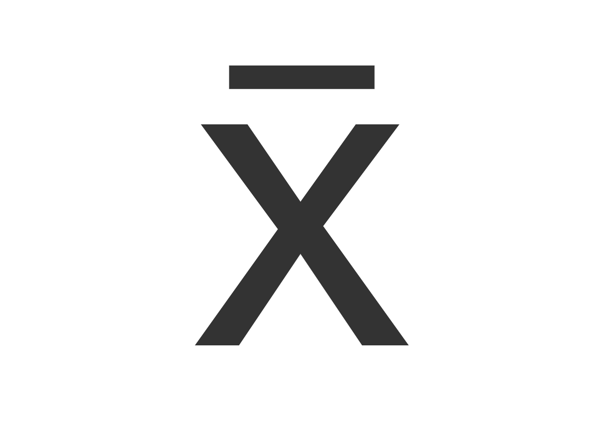 x-bar